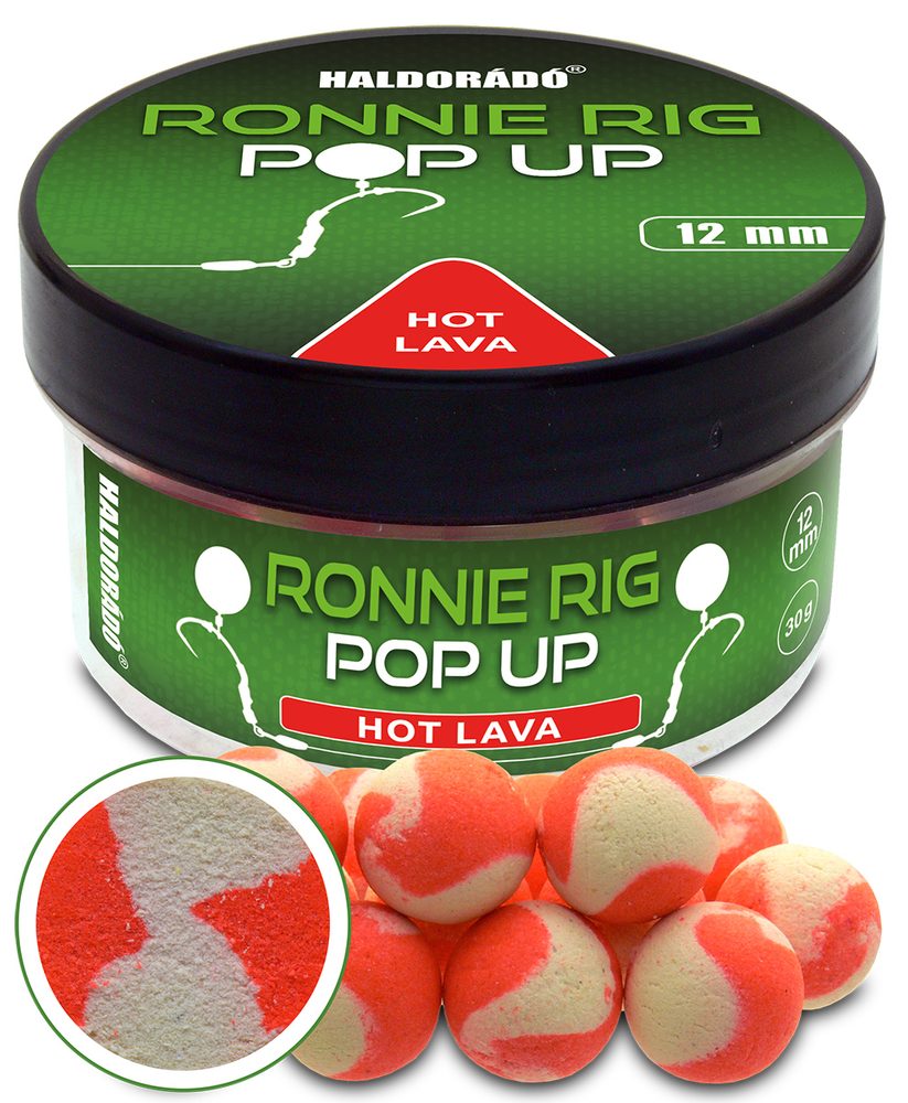 Haldorádó Pop-Up Ronnie Rig 12mm 30g - Hot Lava,Haldorádó Pop-Up Ronnie Rig 12mm 30g - Hot Lava