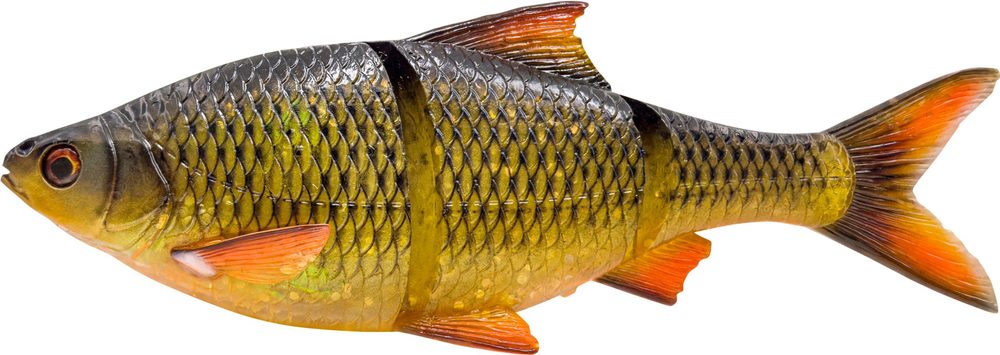 E-shop Savage Gear Gumová nástraha 3D Line Thru Roach Slow Sinking Clear Rudd - 18cm 80g,Savage Gear Gumová nástraha 3D Line Thru Roach Slow Sinking Clear R