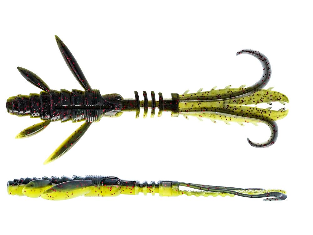 E-shop Westin Gumová nástraha CreCraw Ripplr Creaturebait Black/Chartreuse - 9,5cm 4g 4ks,Westin Gumová nástraha CreCraw Ripplr Creaturebait Black/Chartreus
