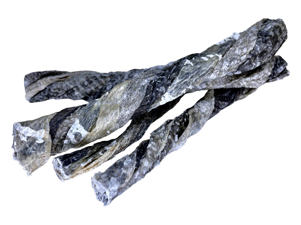 Fotografie LK Baits Pet Luxusní rybí Twist z kůže tresky 40g