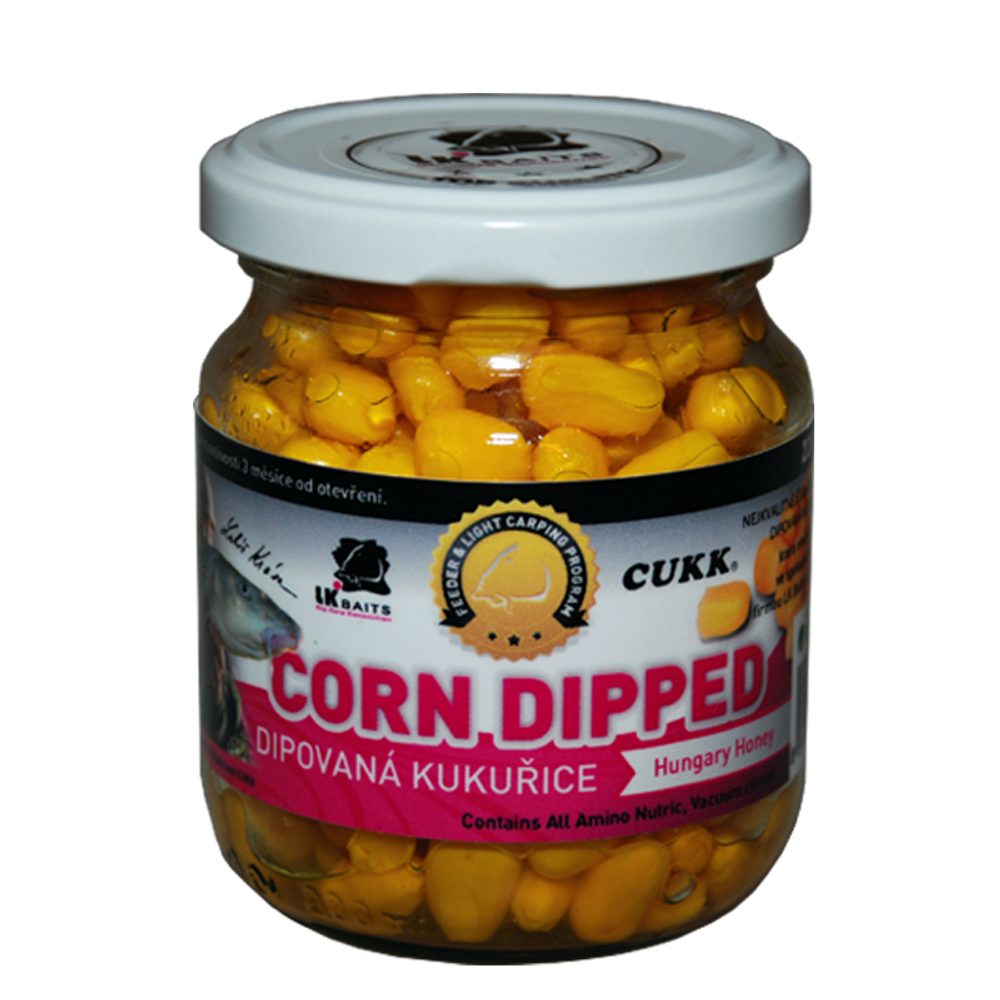 LK Baits Dipovaná kukuřice 220ml - Hungary Honey