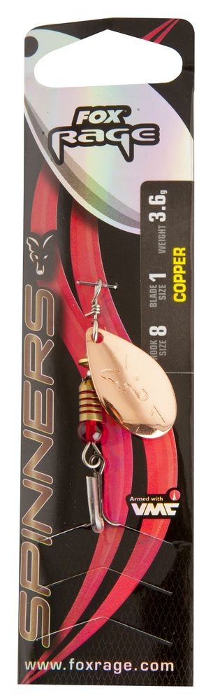 Fox Rage Rotační třpytka Blade French Spinner Size 1 - 3,6g - Copper