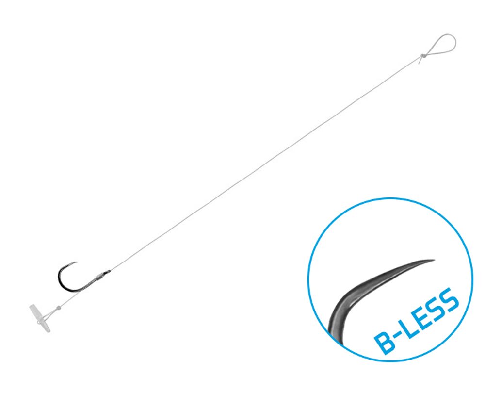 E-shop Delphin Feederový návazec FLR Quickstop bez protihrotu 6ks - 8cm #6 SM,Delphin Feederový návazec FLR Quickstop bez protihrotu 6ks - 8cm #6 SM