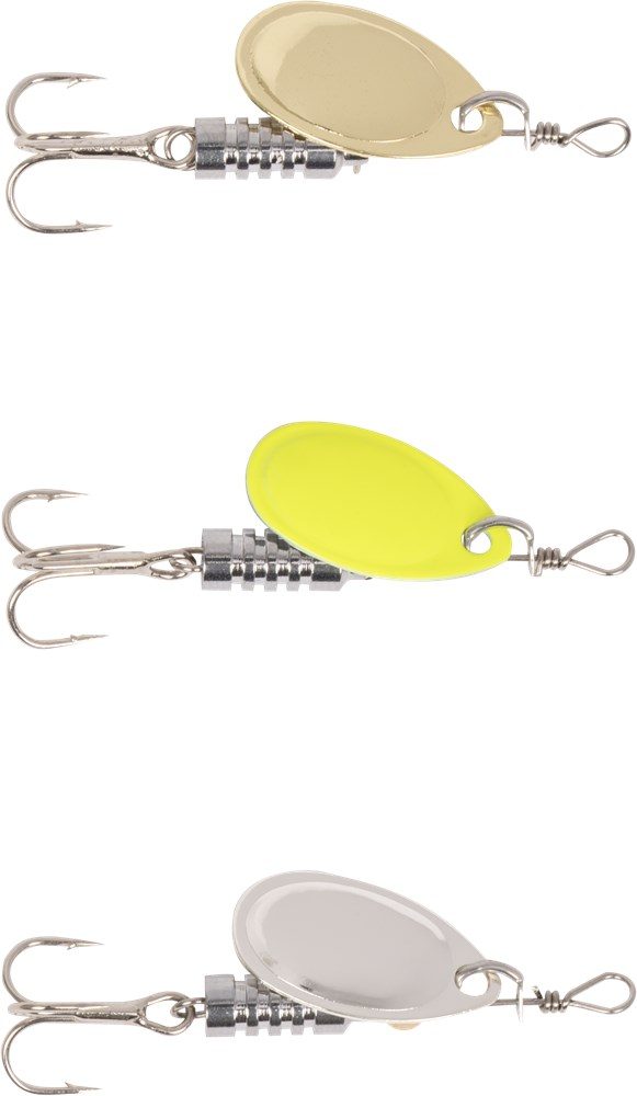 Zebco Třpytka Magic Spinner Set Barbed Treble 3g 3ks