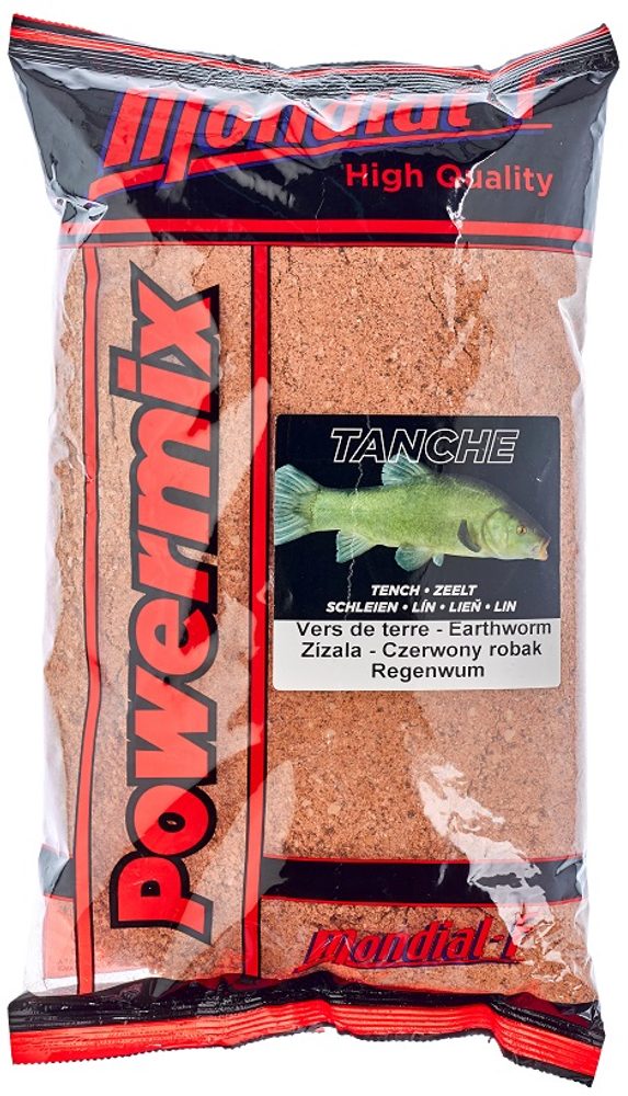 Fotografie Mondial F Krmítková směs Powermix Tench 1kg - Žížala