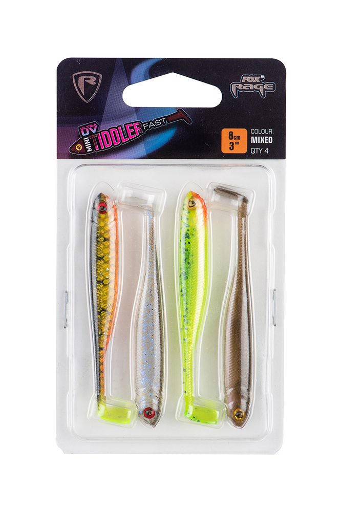E-shop Fox Rage Gumová Nástraha Mini Tiddler Mixed Colour Pack 8cm 4ks,Fox Rage Gumová Nástraha Mini Tiddler Mixed Colour Pack 8cm 4ks