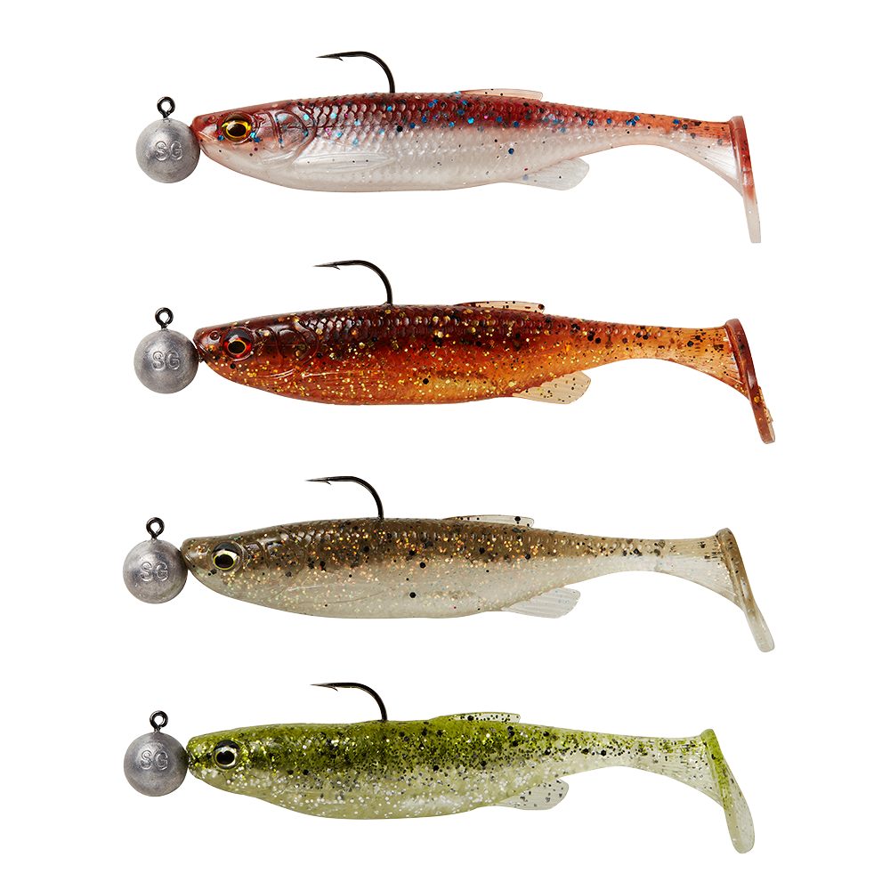 E-shop Savage Gear Gumová nástraha Fat Minnow T-Tail RTF Sinking Clearwater - 10.5cm / 11g + 10g #3/0,Savage Gear Gumová nástraha Fat Minnow T-Tail RTF Sinki