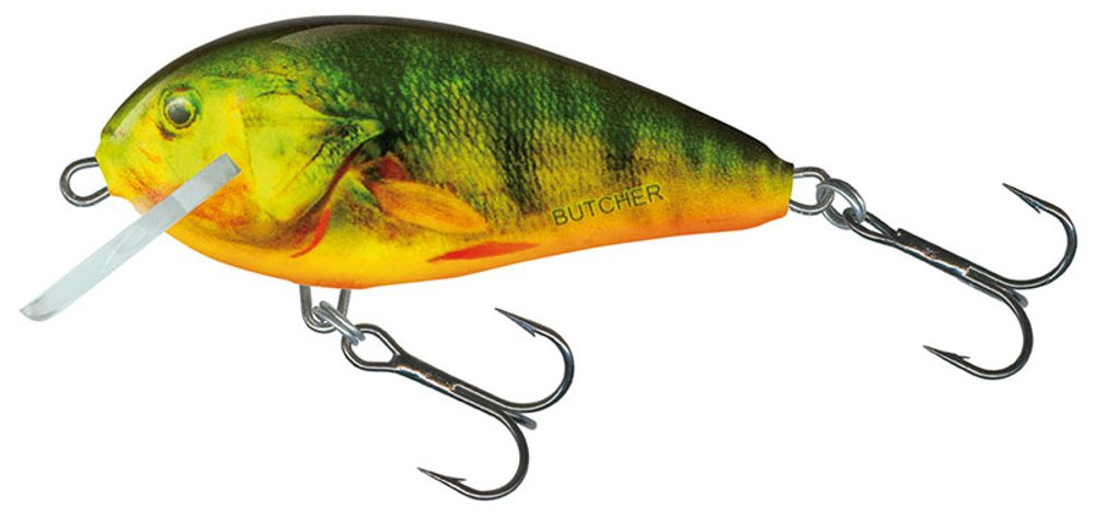 Fotografie Salmo Wobler Butcher Floating Supernatural Hot Perch - 5cm 5g