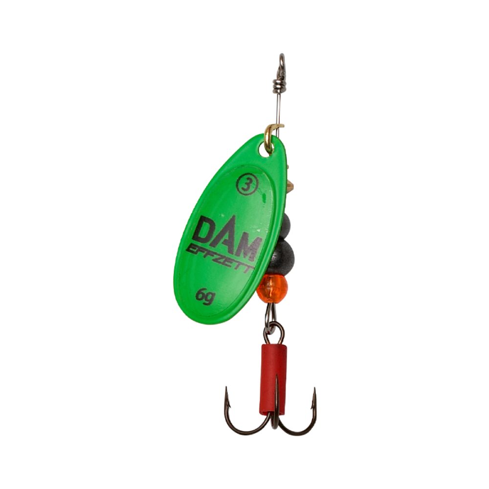 E-shop DAM Třpytka Effzett Fluo Spinner Green - 10g vel.4,DAM Třpytka Effzett Fluo Spinner Green - 10g vel.4