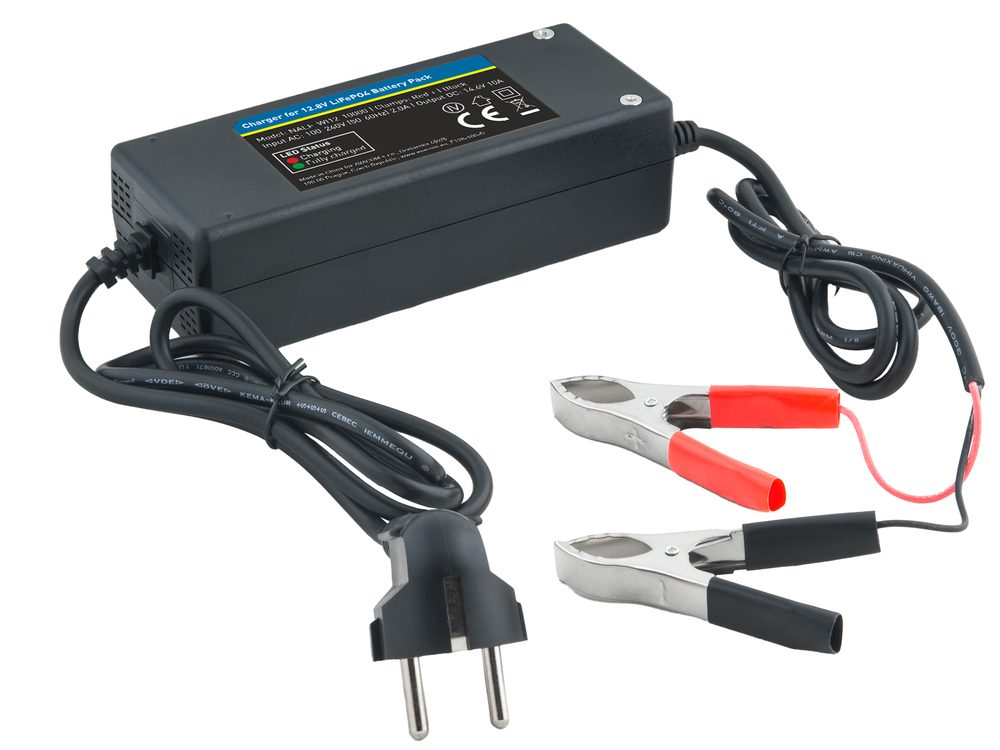 Fotografie WILSTAR Nabíječka 12,8V/10A pro baterie LiFePO4