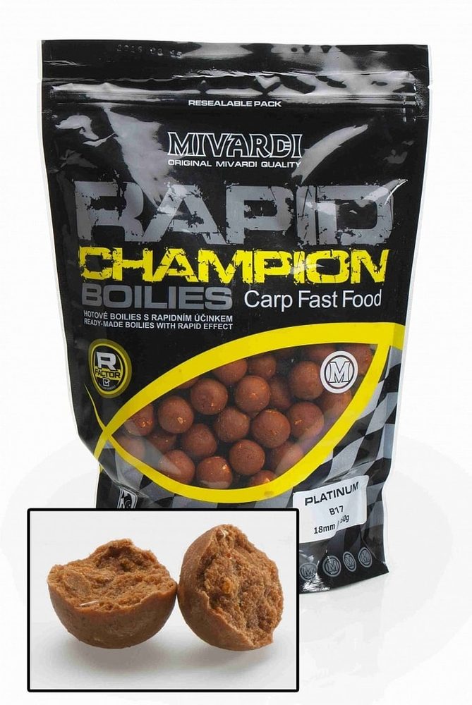 E-shop Mivardi Boilies Rapid Champion Platinum B17 - 16mm 950g