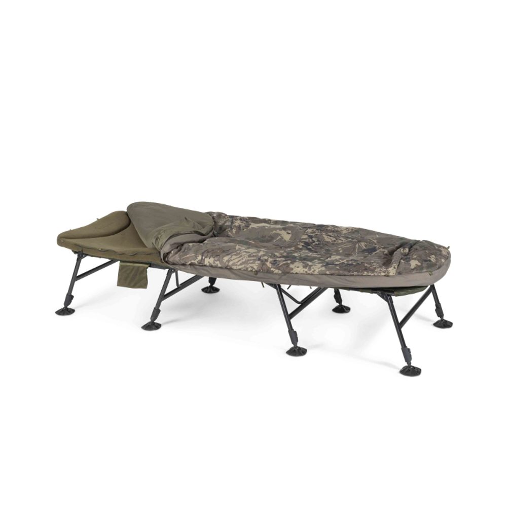 E-shop Nash Lehátko se spacákem Indulgence HD40 8 Leg Sleep System Camo