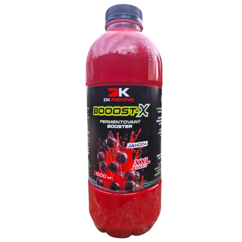 E-shop DK Fishing Fermentovaný booster Booost-X 1l - Jahoda,DK Fishing Fermentovaný booster Booost-X 1l - Jahoda
