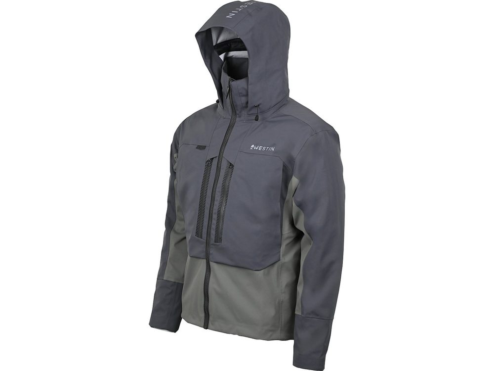 E-shop Westin rybářská bunda W8 Wading Jacket Dark Shadow - M,Westin rybářská bunda W8 Wading Jacket Dark Shadow - M