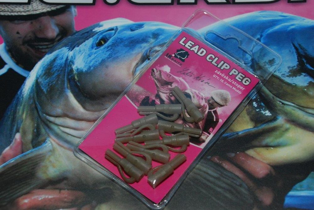 LK Baits Lead Clip Peg Camo Muddy