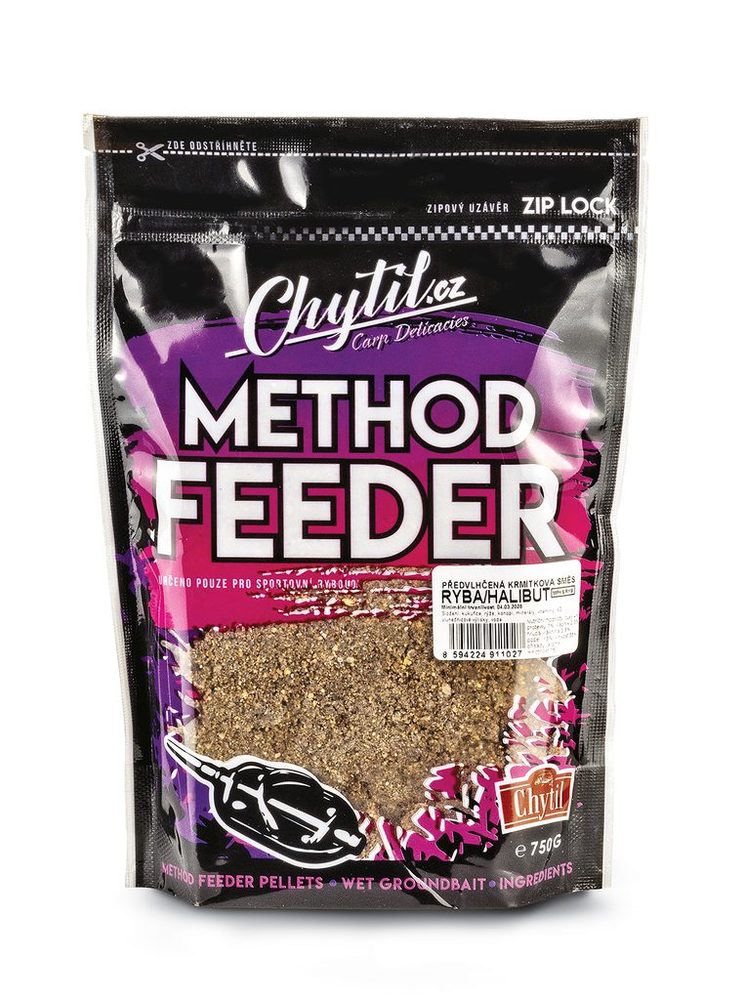 E-shop Chytil Method předvlhčená krmítková směs 750g - Ryba & Halibut,Chytil Method předvlhčená krmítková směs 750g - Ryba & Halibut
