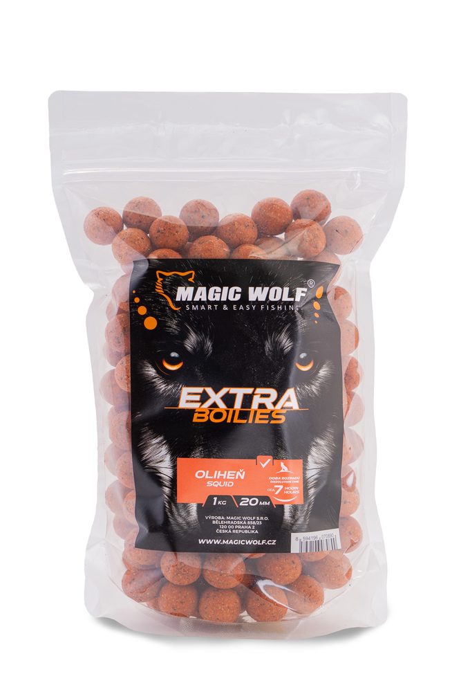 E-shop Magic Wolf Boilies Extra 1kg - Oliheň 24mm,Magic Wolf Boilies Extra 1kg - Oliheň 24mm