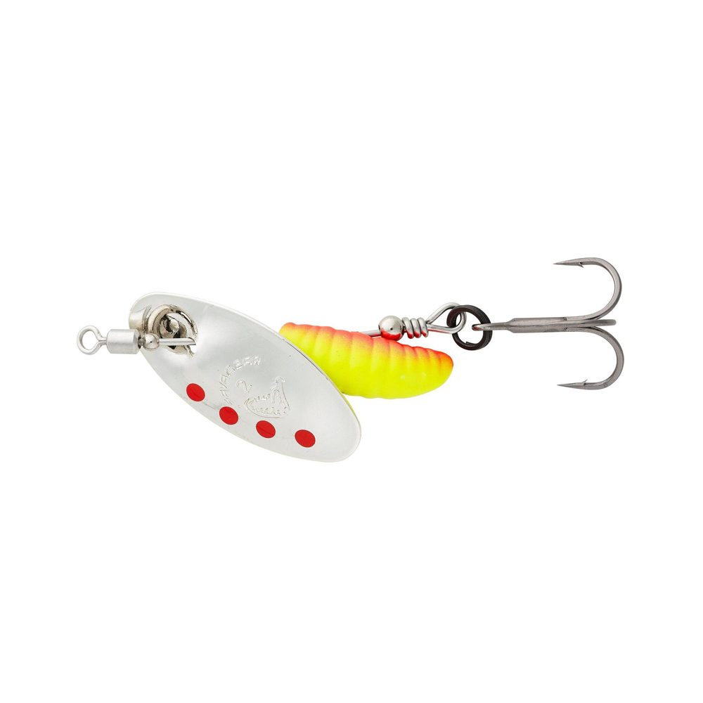 Savage Gear Třpytka Grub Spinners Silver Red Yellow - 2,2g