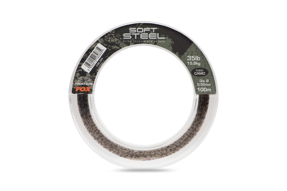E-shop Fox Návazcový vlasec Soft Steel Fleck Camo Leader - 0,50mm 100m,Fox Návazcový vlasec Soft Steel Fleck Camo Leader - 0,50mm 100m