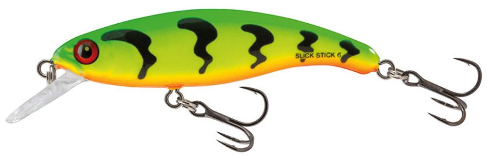 E-shop Salmo Wobler Slick Stick Floating Green Tiger - 6cm 3g,Salmo Wobler Slick Stick Floating Green Tiger - 6cm 3g
