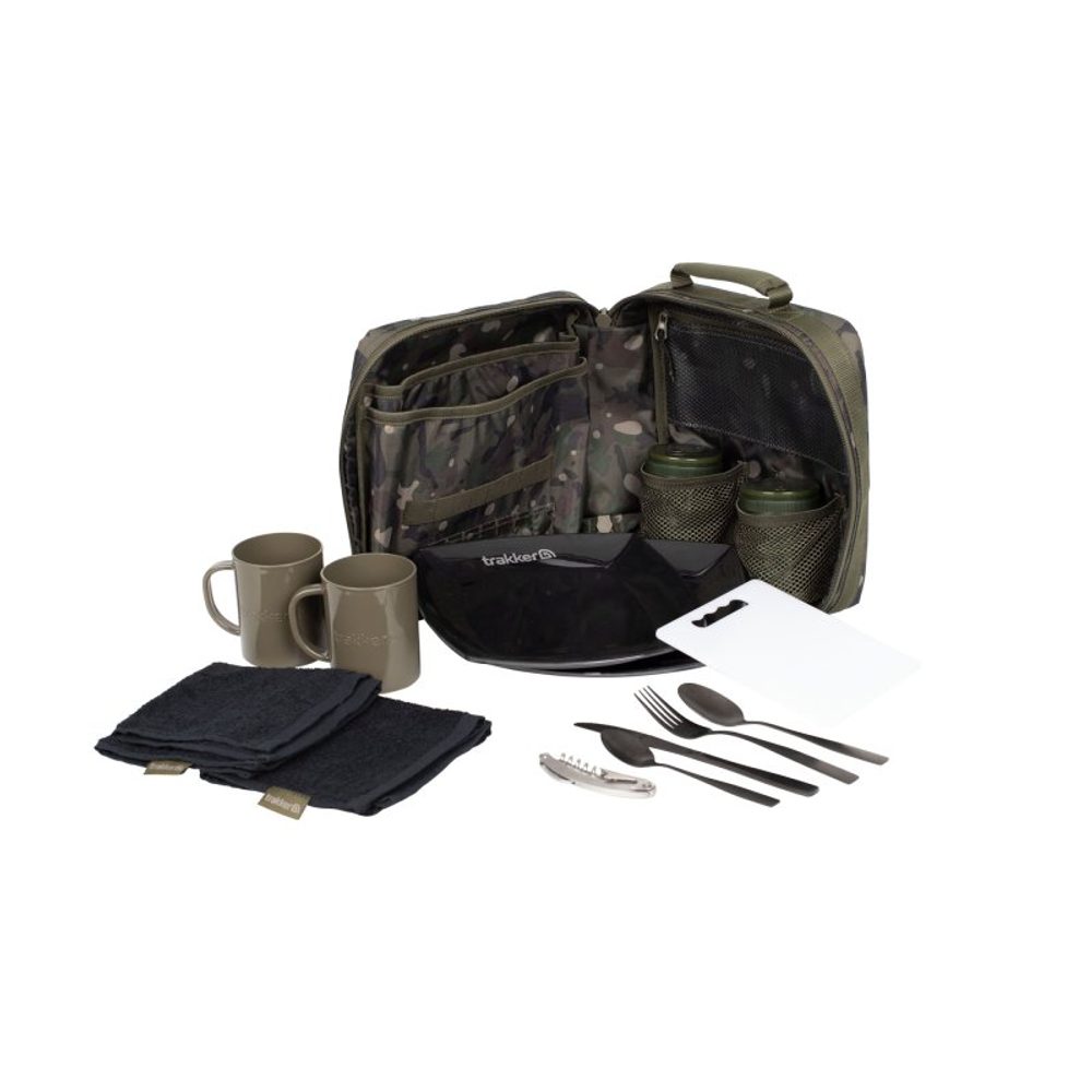 E-shop Trakker Jídelní sada velká NXC Camo Deluxe Food Set,Trakker Jídelní sada velká NXC Camo Deluxe Food Set