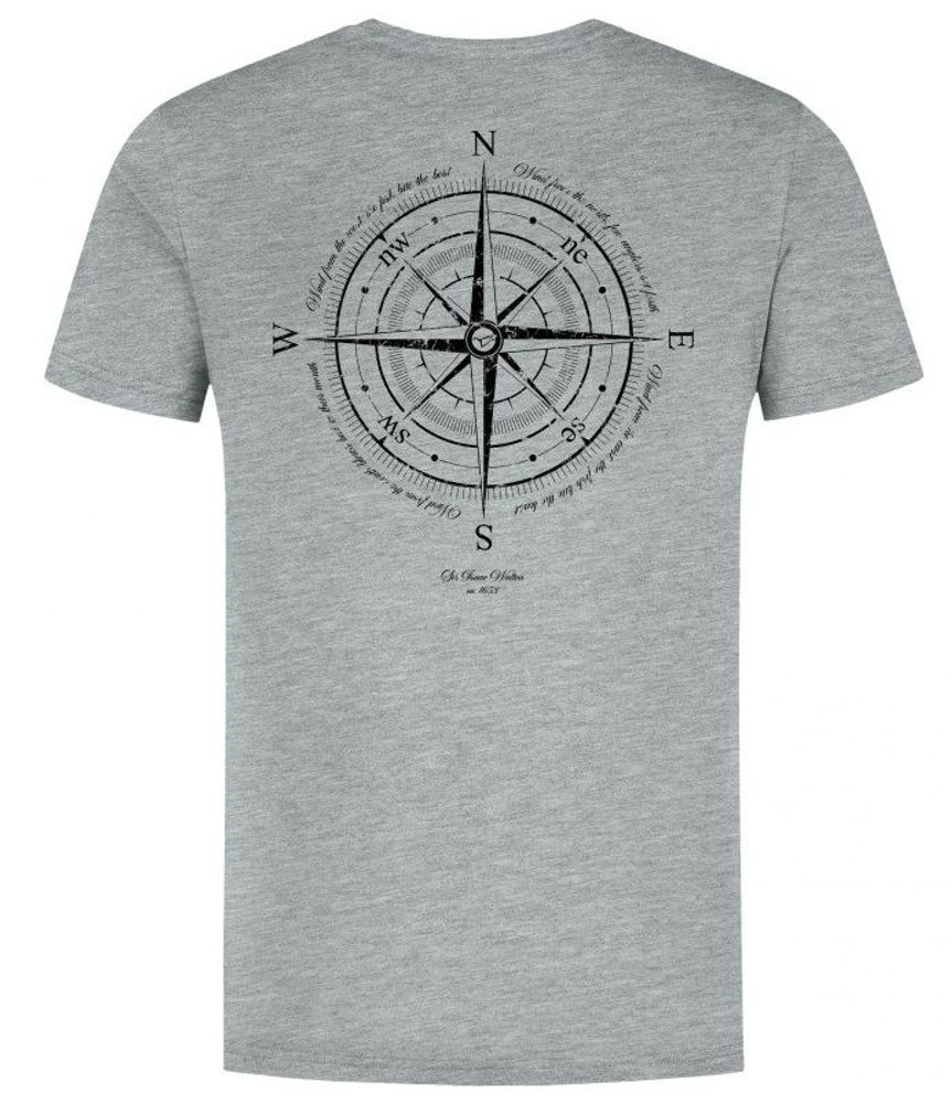 Korda Tričko Compass Heather Grey - XL