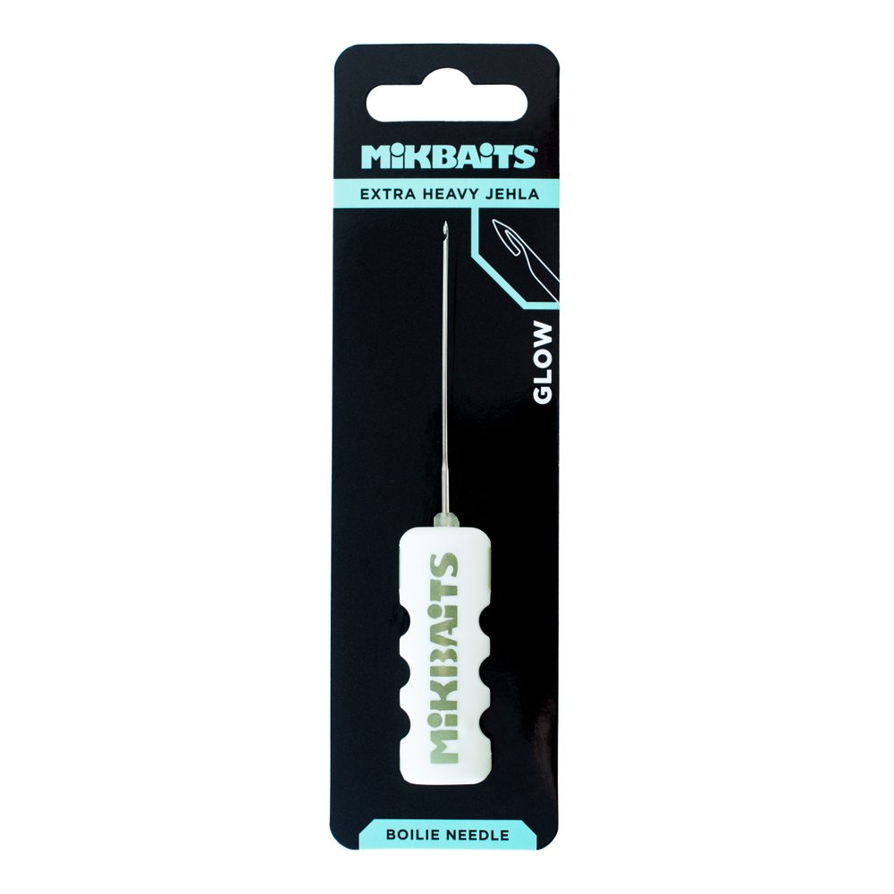E-shop Mikbaits Boilie jehla Extra Heavy GLOW bílá bez zobáčku svítící,Mikbaits Boilie jehla Extra Heavy GLOW bílá bez zobáčku svítící