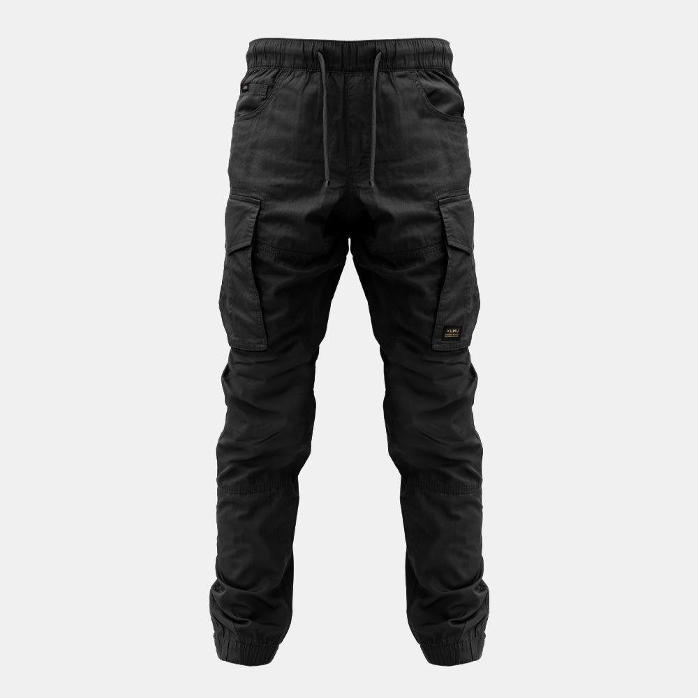 E-shop KUMU Kalhoty Utility Cargos černé - XL,KUMU Kalhoty Utility Cargos černé - XL