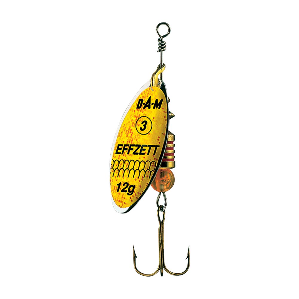 E-shop DAM Třpytka Effzett Predator Spinner Reflex Yellow - 12g vel.3,DAM Třpytka Effzett Predator Spinner Reflex Yellow - 12g vel.3
