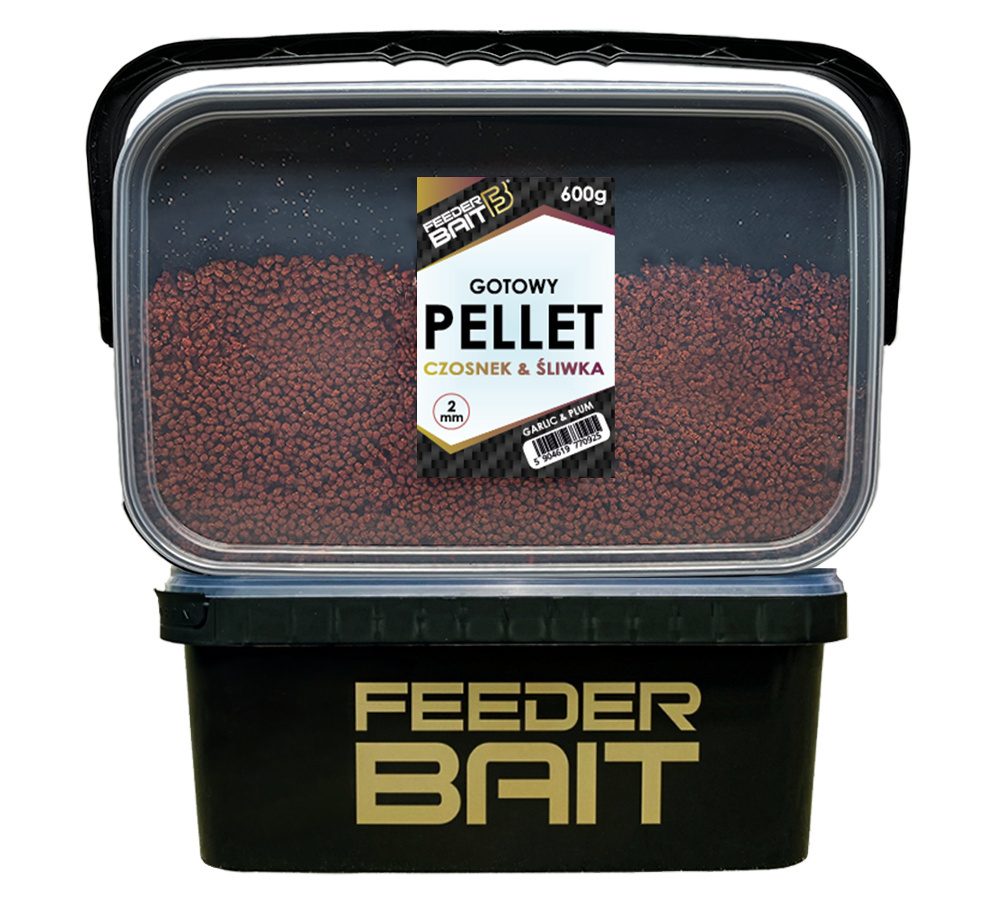 E-shop FeederBait Pellet Ready to fish 2mm 600g - Švestka / Česnek,FeederBait Pellet Ready to fish 2mm 600g - Švestka / Česnek