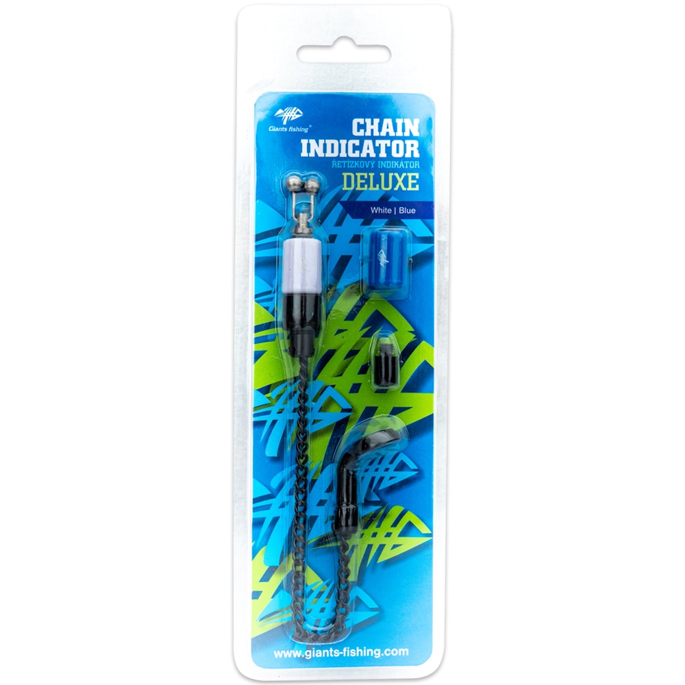 E-shop Giants Fishing Řetízkový indikátor Chain Indicator Deluxe - White/Blue,Giants Fishing Řetízkový indikátor Chain Indicator Deluxe - White/Blue