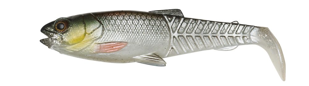 E-shop Savage Gear Gumová nástraha Craft Cannibal Paddletail Green Silver - 10,5cm 12g,Savage Gear Gumová nástraha Craft Cannibal Paddletail Green Silver - 1