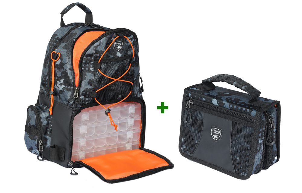 E-shop Giants fishing Akční set Vláčecí batoh Gaube + vláčecí taška Compact,Giants fishing Akční set Vláčecí batoh Gaube + vláčecí taška Compact
