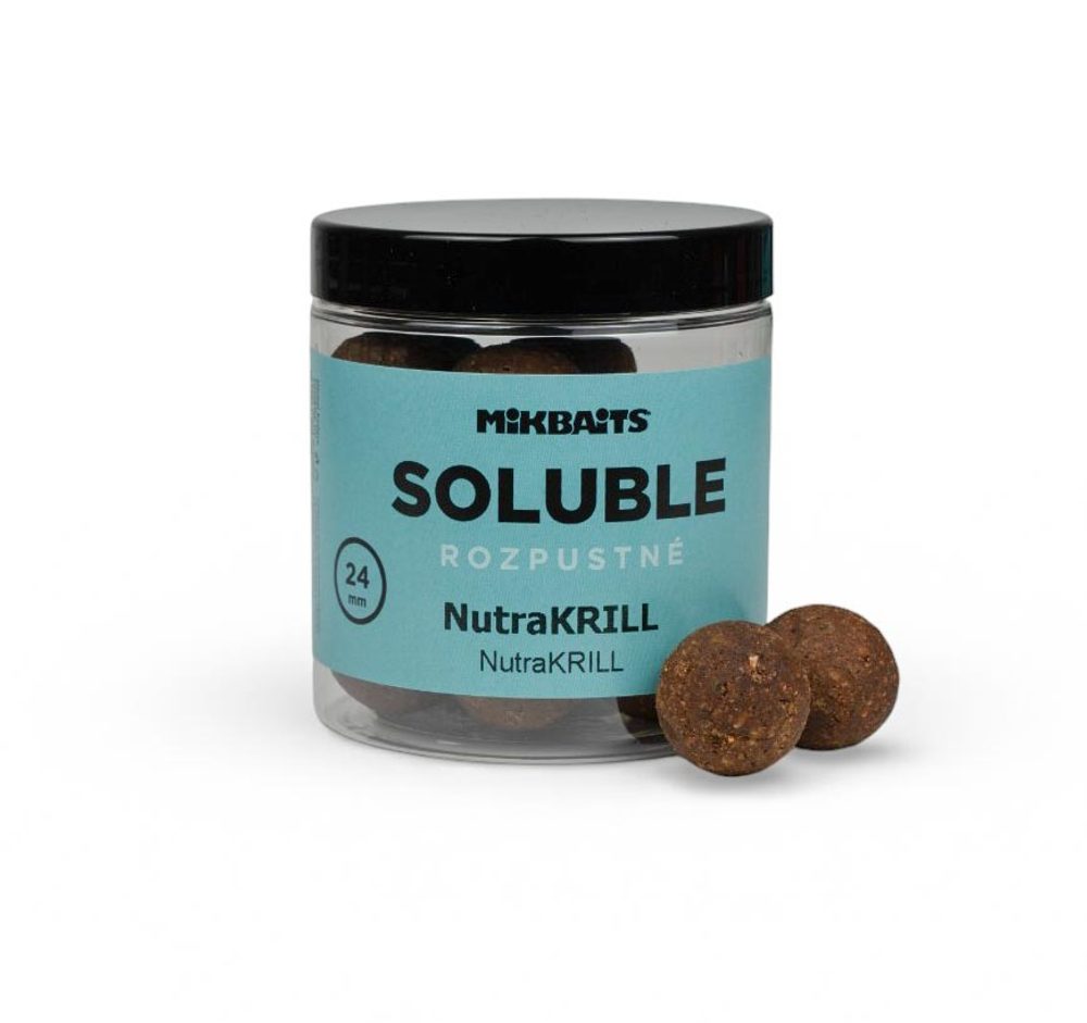 E-shop Mikbaits Rozpustné boilies Soluble NutraKRILL 250ml - 24mm,Mikbaits Rozpustné boilies Soluble NutraKRILL 250ml - 24mm