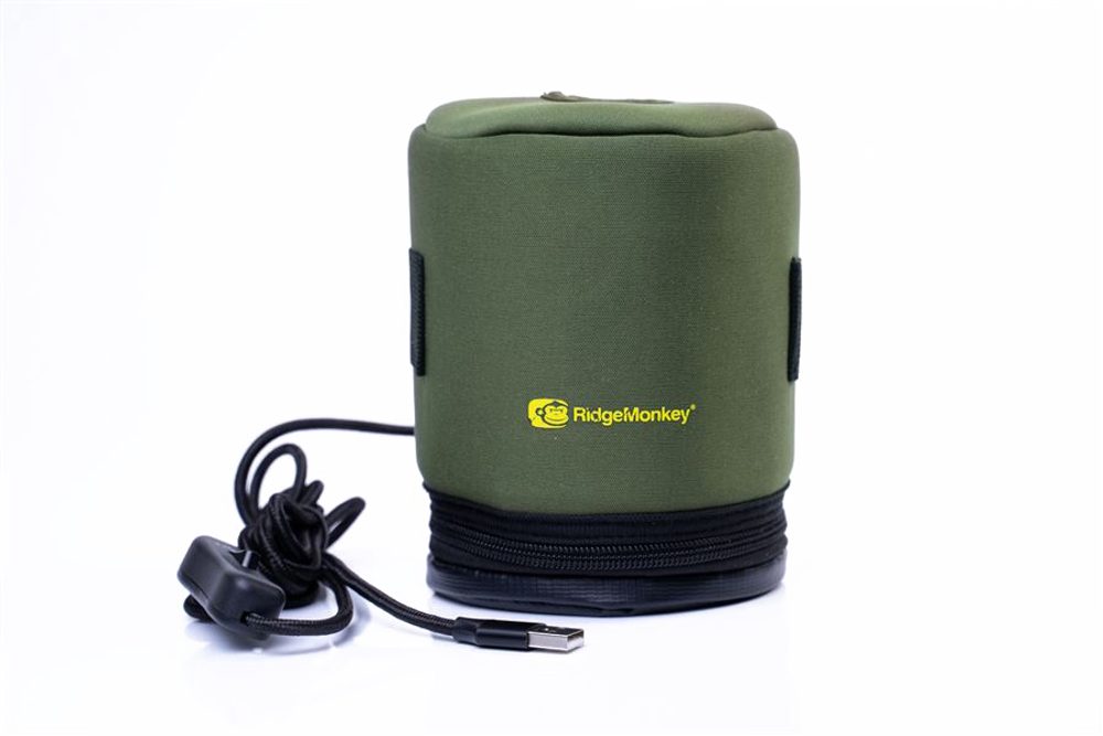 Fotografie RidgeMonkey Obal EcoPower USB Heated Gas Canister Cover