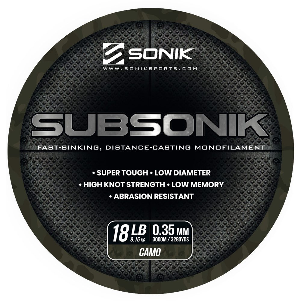 E-shop Sonik Vlasec Subsonik Camo 3000m - 0,35mm,Sonik Vlasec Subsonik Camo 3000m - 0,35mm