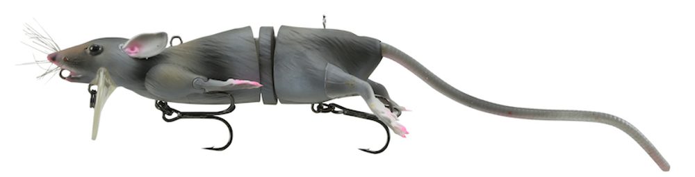 Savage Gear Nástraha 3D Potkan - Grey
