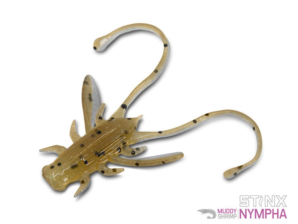 E-shop Delphin Umělá nástraha B! Stinx Nympha 20ks - 2.5cm / MUDDY,Delphin Umělá nástraha B! Stinx Nympha 20ks - 2.5cm / MUDDY