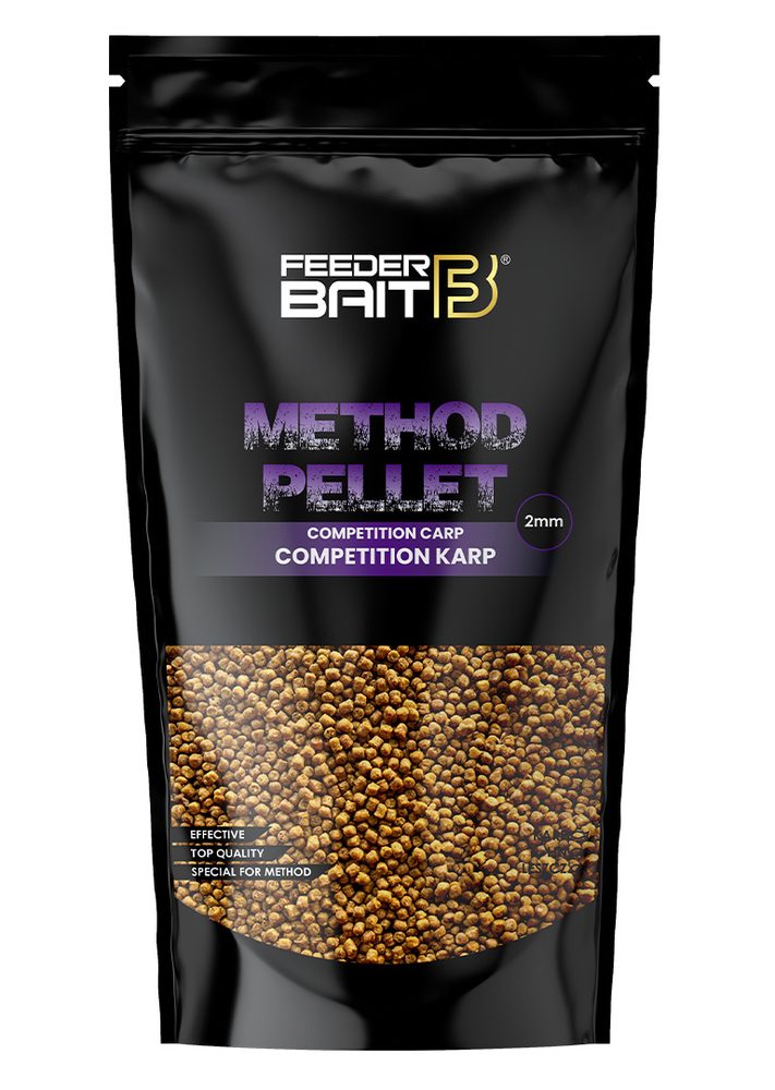 FeederBait Pelety Method Pellet 2mm 800g - Ananas / Butyric acid,FeederBait Pelety Method Pellet 2mm 800g - Ananas / Butyric acid