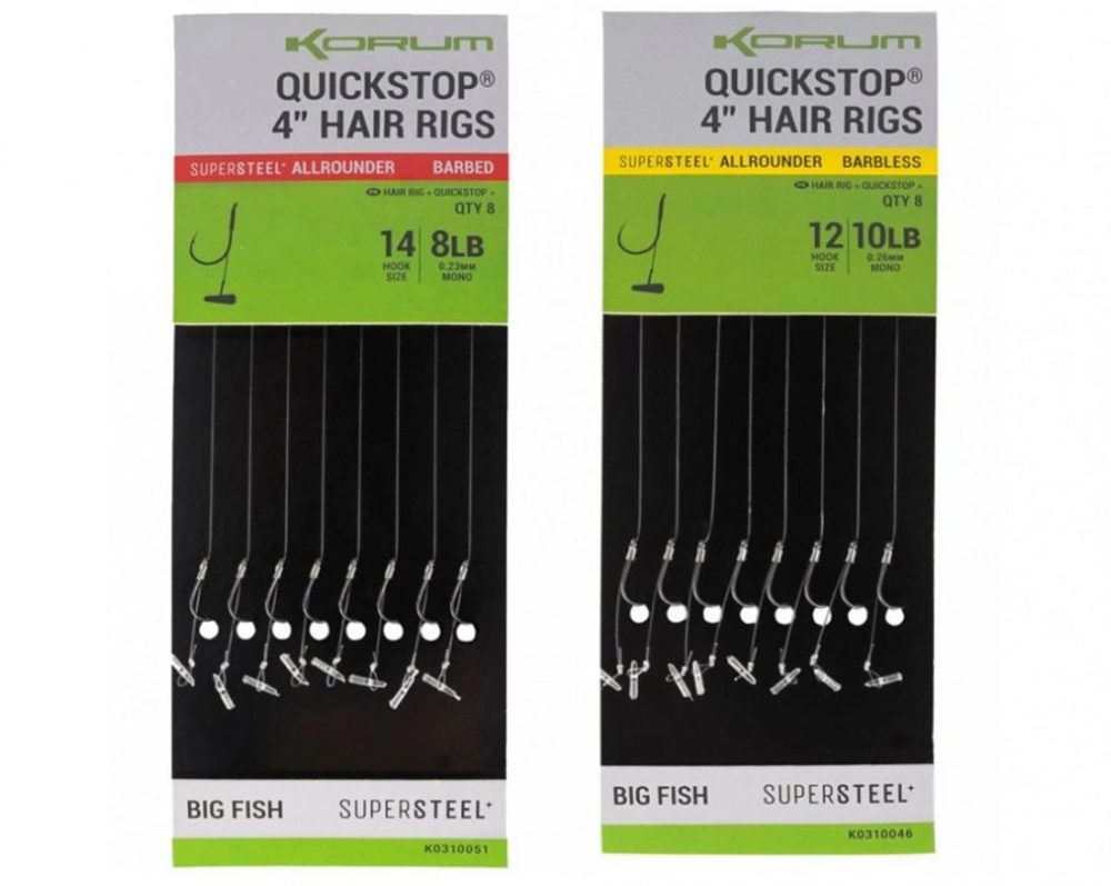 E-shop Korum Hotové Návazce Big Fish Quickstop Hair Rigs Barbless 38cm,Korum Hotové Návazce Big Fish Quickstop Hair Rigs Barbless 38cm