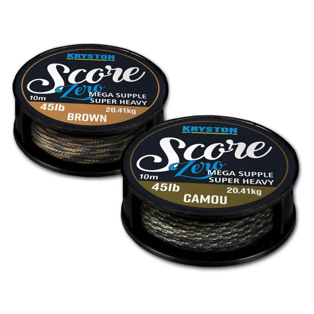 E-shop Kryston Olověná šňůrka Score Zero Leadfree 45lb 10m - camou,Kryston Olověná šňůrka Score Zero Leadfree 45lb 10m - camou