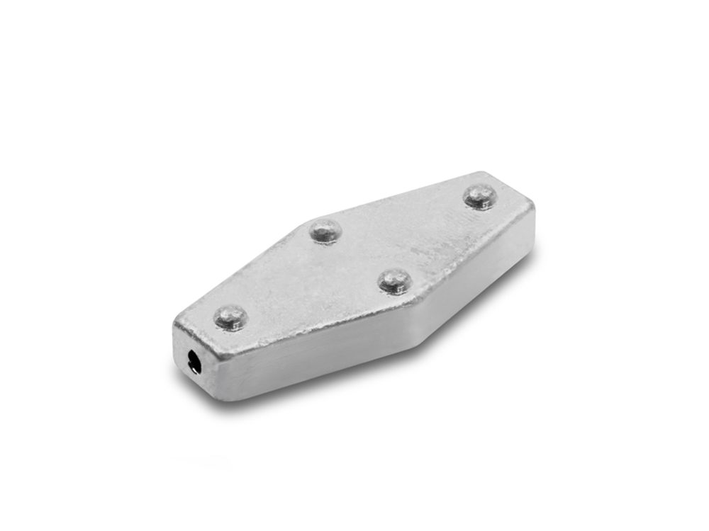 Fotografie Delphin Zátěž Leads Šestihran s otvorem 5ks - 40g