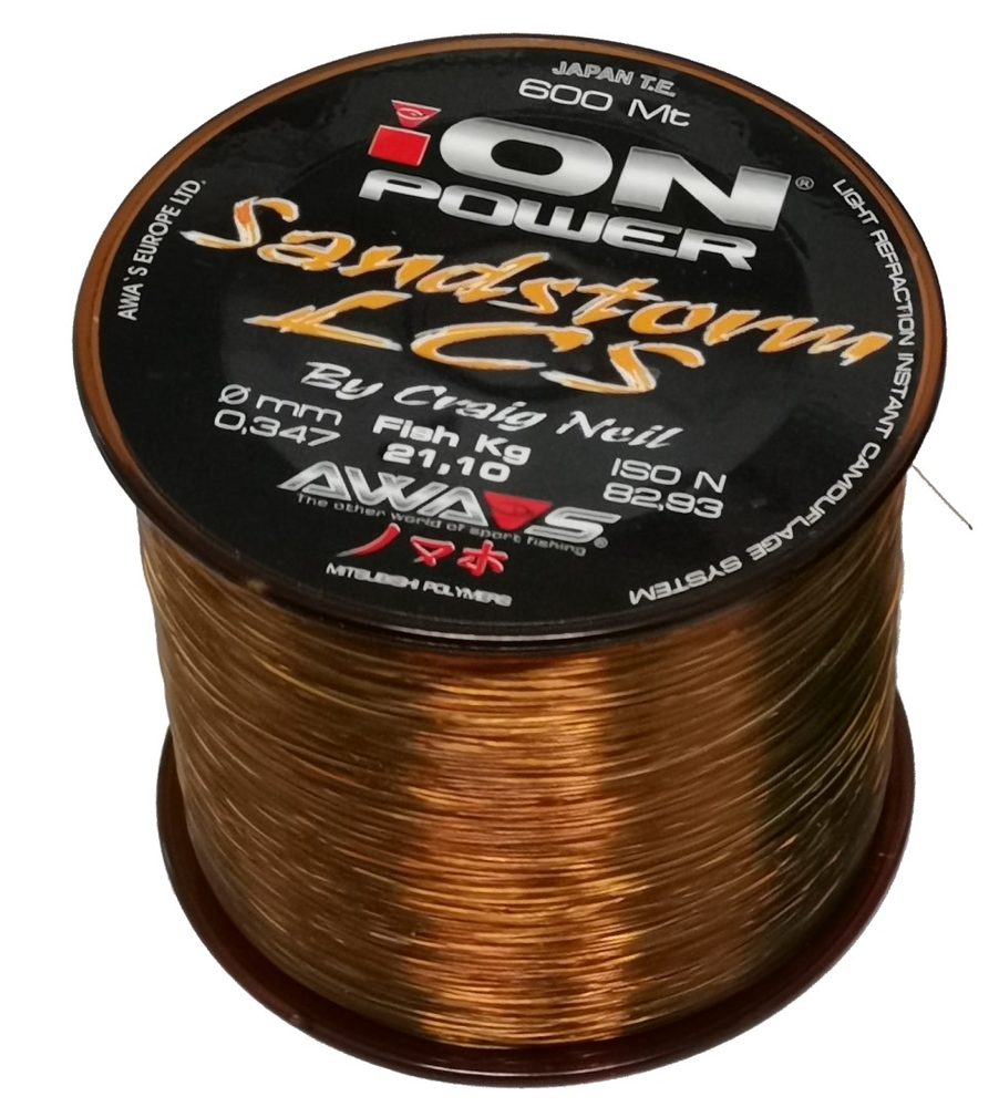E-shop Awa-S Vlasec Ion Power Sandstorm LCS 600m - 0,255mm 7,80kg,Awa-S Vlasec Ion Power Sandstorm LCS 600m - 0,255mm 7,80kg