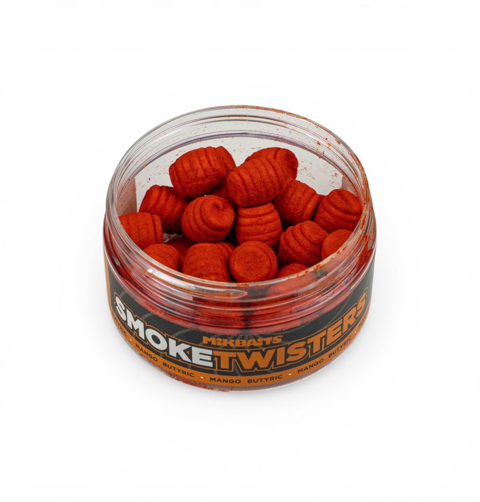 Mikbaits Boilies Smoke Twisters Barrel 12mm 100ml - Mango Butyric