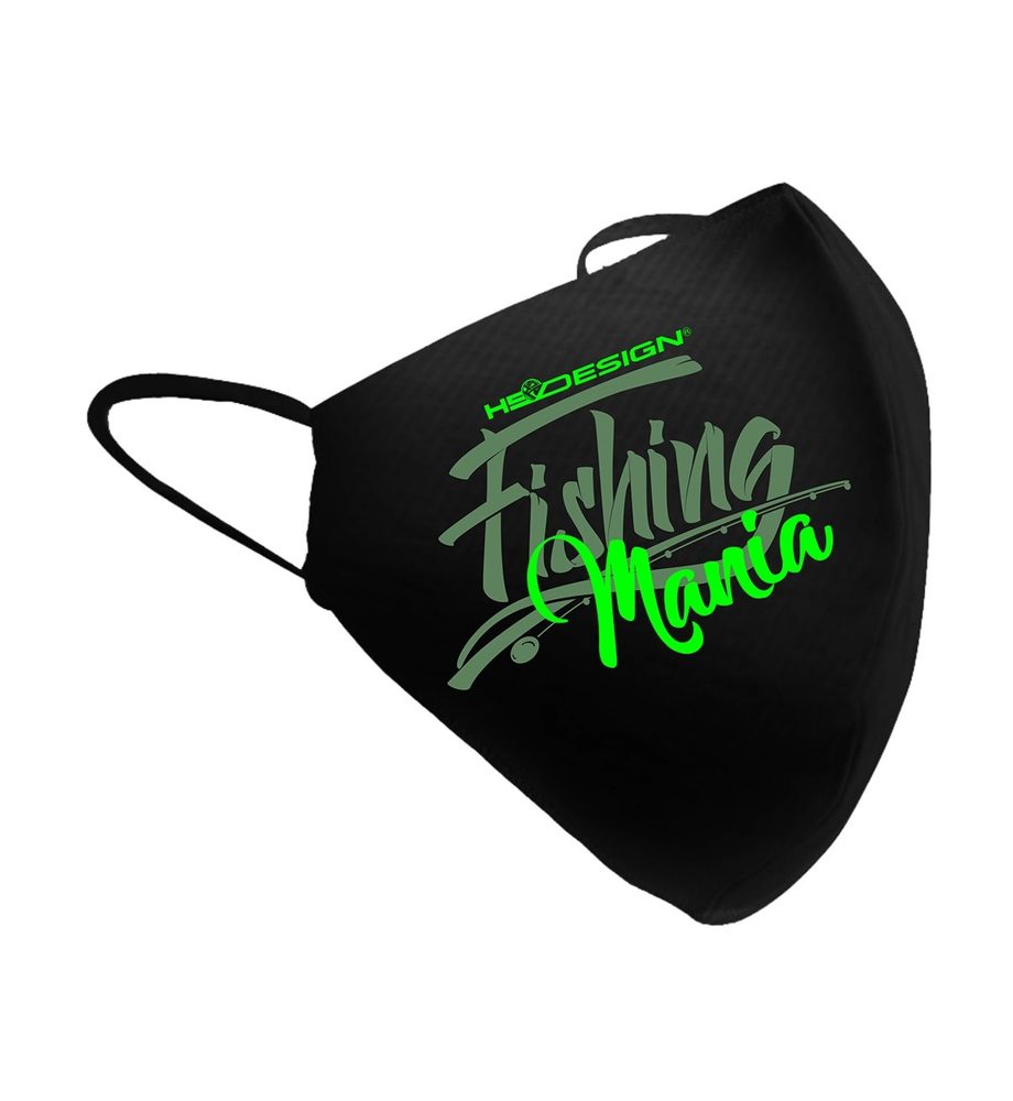 E-shop Hotspot Design Rouška Fishing Mania - zelená,Hotspot Design Rouška Fishing Mania - zelená