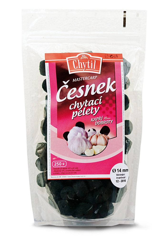 E-shop Chytil Chytací pelety s dírou 250g - Česnek 14 mm,Chytil Chytací pelety s dírou 250g - Česnek 14 mm