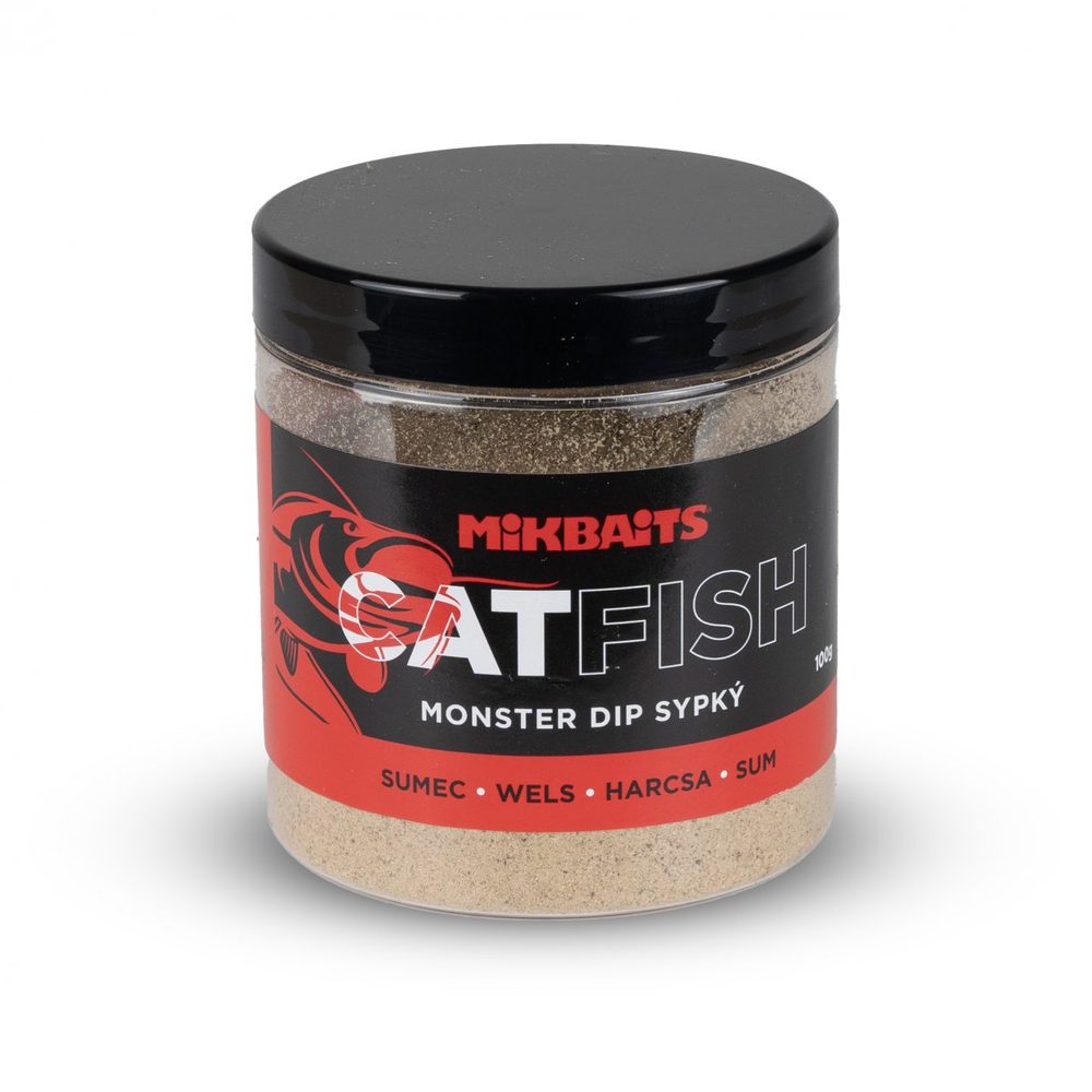 E-shop Mikbaits Catfish sumec dip sypký 100g,Mikbaits Catfish sumec dip sypký 100g