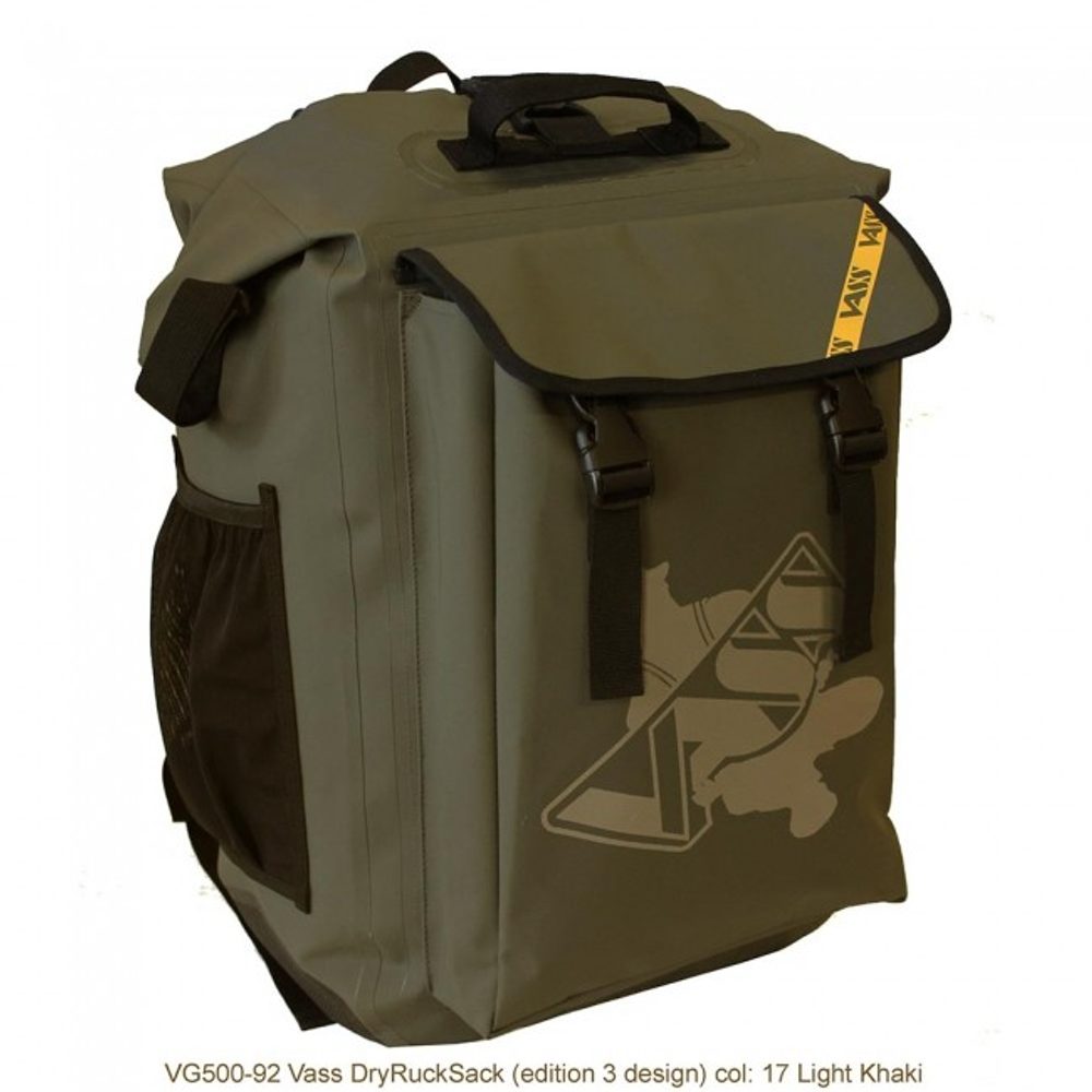 E-shop Vass Voděodolný batoh Dry Fishing Ruck Sak Khaki,Vass Voděodolný batoh Dry Fishing Ruck Sak Khaki