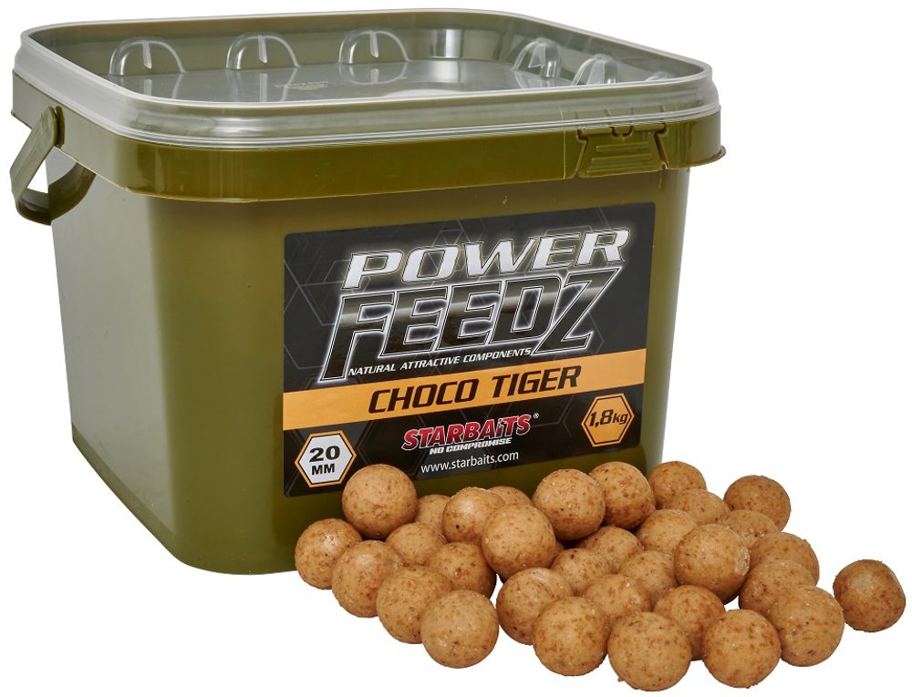 Starbaits Boilies Power FEEDZ Choco Tiger 1,8kg