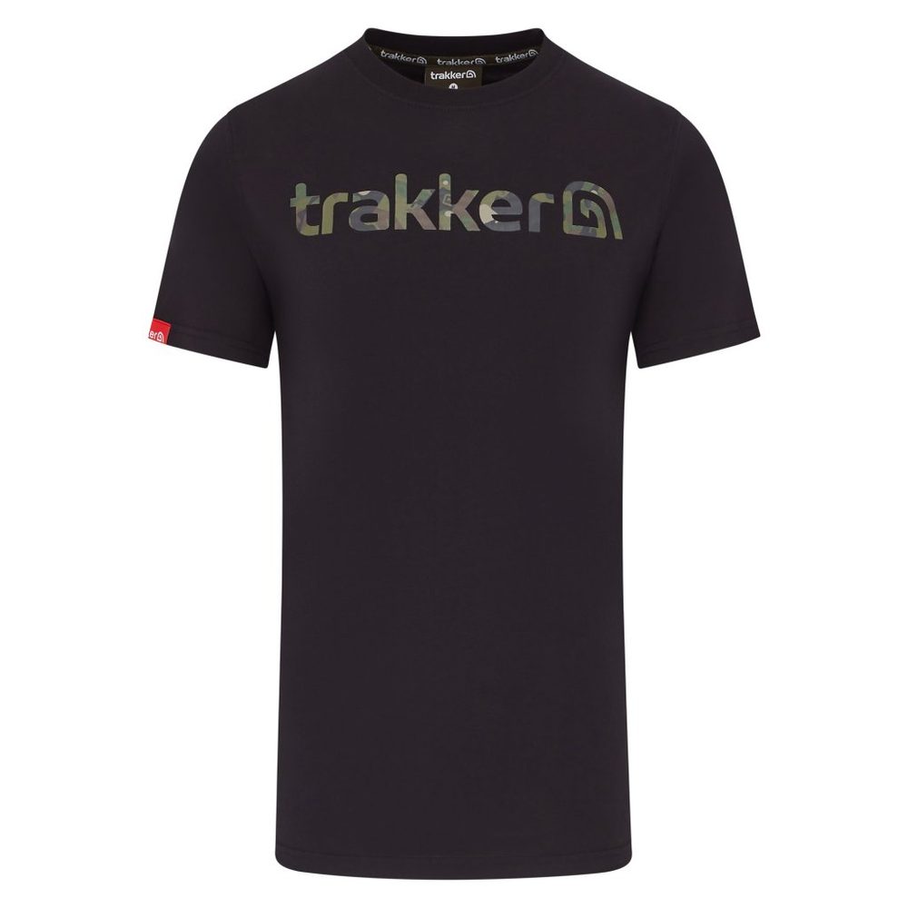 E-shop Trakker Tričko CR Logo T-shirt Black Camo - M,Trakker Tričko CR Logo T-shirt Black Camo - M